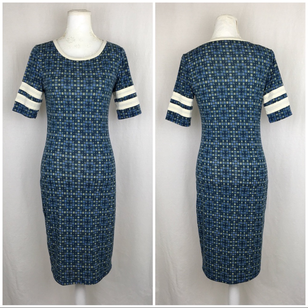 LuLaRoe Julia Dress in Starlight Print